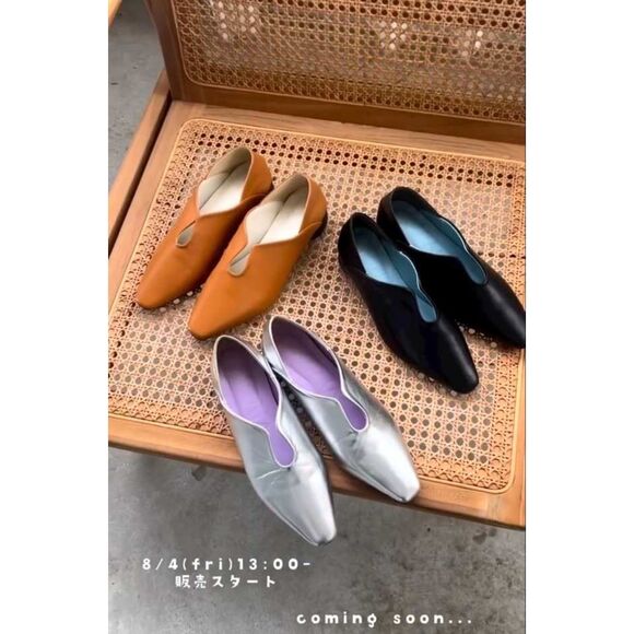 Vivian x Mako Wood Chunky Heel Silver Babouche – Size S (fits ~US 5–5.5) - Picture 5 of 11